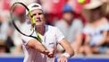epa12247364 Jesper de Jong of the Netherlands in action during the semifinal match against Camilo Ugo Carabelli of Argentina at the Nordea Open tennis tournament in Bastad, Sweden, 19 July 2025.  EPA/Björn Larsson Rosvall  SWEDEN OUT