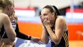 APELDOORN - Minke Bisschops na de finale 60 meter voor vrouwen op de eerste dag van het NK Indoor atletiek Omnisport Apeldoorn. ANP SANDER KONING