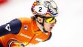 DORDRECHT - Jens van ’t Wout (NED) tijdens de 1500 meter finale op dag 3 van de vierde ISU World Tour-wedstrijd shorttrack van dit seizoen. De wedstrijd is het kwalificatietoernooi voor de Olympische Spelen. ANP SEM VAN DER WAL
