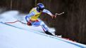 France’s Cyprien Sarrazin skies during a training session before crashing ahead of the Men's downhill race of the FIS Alpine Skiing World Cup event, in Bormio on December 27, 2024. Cyprien Sarrazin suffered a heavy fall on December 27 during the second training session before the World Cup downhill in Bormio (Italy) which he won just a year ago.
Fabrice COFFRINI / AFP