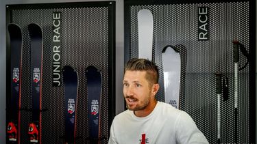 ZOETERMEER - Skilegende Marcel Hirscher tijdens de presentatie van zijn plannen. Hirscher gaat zijn rentree maakt in de skisport en dit keer onder Nederlandse vlag. ANP ROBIN UTRECHT