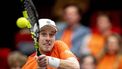 GRONINGEN - Botic van de Zandschulp van Nederland op de tweede dag van het Daviscup Qualifiers duel tussen Nederland en Zwitserland in Martiniplaza. De winnaar van de ontmoeting plaatst zich voor groepsfase van de Daviscup Final. ANP SANDER KONING