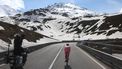 Pink jersey Team UAE's Slovenian rider Tadej Pogacar climbs during the 15th stage of the 107th Giro d'Italia cycling race, 222km between Manerba del Garda and Mottolino on May 19, 2024.  
Luca Bettini / AFP