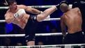 ARNHEM - Kickbokser Rico Verhoeven in actie tegen Levi Rigters tijdens de Glory Collision 7 in Gelredome. ANP OLAF KRAAK