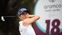 2023-10-07 11:55:20 Anne Van Dam of the Netherlands hits a tee shot on day two of the Aramco Team Series golf tournament at the Hong Kong Golf Club in Hong Kong on October 7, 2023. 
Peter PARKS / AFP