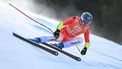 Switzerland’s Marco Odermatt competes during the Men's Super-G race at the FIS Alpine Skiing World Cup event in Bormio on December 29, 2023. 
FABRICE COFFRINI / AFP