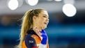 HEERENVEEN - Jutta Leerdam (NED) tijdens de 1000 meter op dag 1 van de wereldbeker schaatsen in het Thialf stadion. ANP VINCENT JANNINK