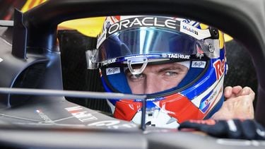 Red Bull Racing's Dutch driver Max Verstappen sits in his car in the garage during the first practice session for the 2025 Formula 1 Grand Prix du Canada at Circuit Gilles-Villeneuve in Montreal, Canada, on June 13, 2025.  
Timothy A. CLARY / AFP