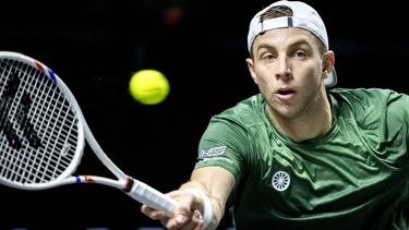 ROTTERDAM - Tallon Griekspoor(NED) in actie tegen Stefanos Tsitsipas (GRE) op de vierde dag van het ABN AMRO Open tennistoernooi in Ahoy. ANP SANDER KONING