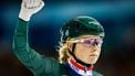 HEERENVEEN - Marijke Groenewoud wint het Nederlands kampioenschap marathonschaatsen in Thialf. Deze wedstrijd vindt jaarlijks op nieuwjaarsdag plaats. VINCENT JANNINK / ANP