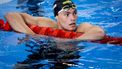 DOHA - Kai van Westering na afloop van de halve finale 200 rug mannen op de vijfde dag van de wereldkampioenschappen langebaan zwemmen. De WK was een van de mogelijkheden voor de Nederlandse zwemmers om limieten te zwemmen voor de Spelen van Parijs in 2024. ANP KOEN VAN WEEL