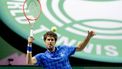 ROTTERDAM - Robin Haase en Matwe Middelkoop, beiden uit Nederland, in actie tegen Nikola Mektic en Mate Pavic, beiden uit Croatie, tijdens de eerste ronde op dag twee van het ABN AMRO World Tennis Tournament in Ahoy Rotterdam. ANP SANDER KONING