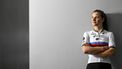 Belgian rider Lotte Kopecky - current UCI Elite Women's World Road Race Champion - poses at the SD Worx cycling team presentation at the photography museum (FOMU) in Antwerp on January 23, 2025.  
DIRK WAEM / Belga / AFP