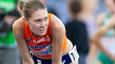 BIRMINGHAM - Maureen Koster in actie op de finale 5000 meter tijdens de tweede dag van de EK atletiek. IRIS VAN DEN BROEK / ANP