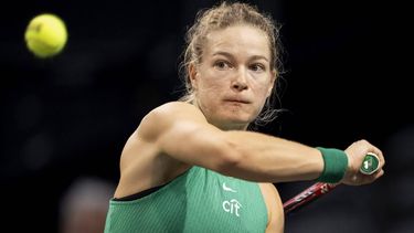 ROTTERDAM - Rolstoeltennisster Diede de Groot op de vierde dag van het tennistoernooi ABN AMRO Open in Ahoy. ANP SANDER KONING