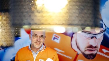 ARNHEM - Andre Cats (Directeur Topsport van TeamNL/NOC*NSF) tijdens een presentatie voor de pers tijdens een informele update over de Olympische Winterspelen van Milaan Cortina. ANP ROBIN VAN LONKHUIJSEN