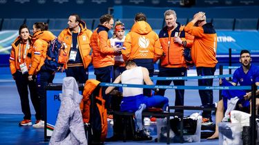 MILAAN - Joy Beune tijdens een training in het Milano Speed Skating Stadium. De langebaanschaatsers bereiden zich voor op hun deelname aan de Olympische Winterspelen. ROBIN VAN LONKHUIJSEN / ANP
