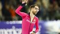HEERENVEEN - Chris Huizinga reageert na de 5000 meter op de eerste dag van het World Cup kwalificatietoernooi schaatsen in Thialf. ANP VINCENT JANNINK