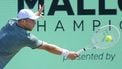 epa12194826 Tallon Griekspoor of the Netherlands in action against Ethan Quinn of the US during their round of 32 match at the ATP 250 Mallorca Championships tennis tournament in Santa Ponsa, Mallorca, Spain, 24 June 2025.  EPA/MIQUEL A. BORRAS