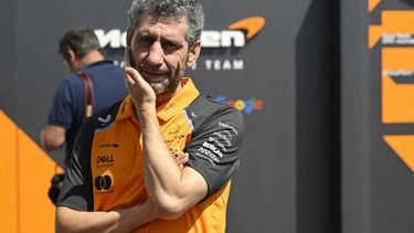 McLaren's Italian team principal Andrea Stella gestures ahead of the first practice session of the Mexico City Formula One Grand Prix at the Hermanos Rodriguez racetrack in Mexico City on October 24, 2025. 
Alfredo ESTRELLA / AFP