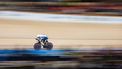 Great Britain's Charlie Tanfield competes during the men’s individual pursuit qualifying race of the UCI Track Cycling World Championships in Ballerup, Denmark, on October 18, 2024. 
JONATHAN NACKSTRAND / AFP