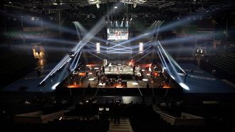 Boxing French champion Victoire Piteau (R) fights with challenger Emilie Beaugeard, on November 27, 2020, during their super featherweight French championship boxing match in Nantes, western France. Victoire Piteau won and keeps her French champion title.
Loic VENANCE / AFP