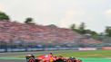 Ferrari's Monegasque driver Charles Leclerc drives during the Italian Formula One Grand Prix race at Autodromo Nazionale Monza circuit, in Monza on September 1, 2024. 
Andrej ISAKOVIC / AFP