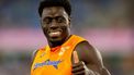 BIRMINGHAM - Evlis Afrifa in actie op de halve finale 100 meter tijdens de tweede dag van de EK atletiek. IRIS VAN DEN BROEK / ANP