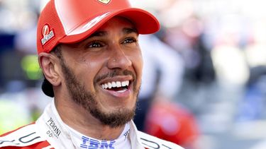 BARCELONA - Lewis Hamilton (Ferrari) na afloop van de Formule 1 Grote Prijs van Barcelona-Catalonië. SANDER KONING / ANP