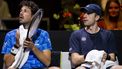 ROTTERDAM - Robin Haase en Botic van de Zandschulp in actie tegen Jackson Withrow en Nathaniel Lammons (Verenigde Staten) op de zesde dag van het tennistoernooi ABN AMRO Open in Ahoy. ANP SANDER KONING