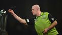 Netherlands' Michael van Gerwen plays against England's Luke Littler during the PDC World Darts Championship final, at Alexandra Palace in London on January 3, 2025. 
Ben STANSALL / AFP