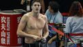 epa12274192 Caspar Corbeau of Netherland reacts after he competes in the Men's 200m Breaststroke heats of the swimming event at the World Aquatics Championships Singapore 2025 in Singapore, 31 July 2025.  EPA/RUNGROJ YONGRIT
