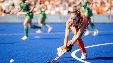 MONCHENGLADBACH - Lisa Post van Nederland in actie tegen Ierland tijdens een poulefase wedstrijd op het EK Hockey in het HockeyPark stadion. ANP SEM VAN DER WAL