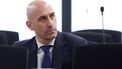 Former president of the Spanish football federation Luis Rubiales, accused of sex assault and coercion over forcible kiss on lips of Spain's player Jenni Hermoso, attends his trial at the court of San Fernando de Henares, east of Madrid, on February 3, 2025. Spain's ex-football federation chief Luis Rubiales on February 3, 2025 goes on trial in Madrid over his forcible kiss on the lips of player Jenni Hermoso. The 47-year-old provoked worldwide outrage after he cupped Hermoso's head and gave her an unsolicited kiss during the medal ceremony after Spain won the 2023 Women's World Cup in Australia.
Chema Moya / POOL / AFP