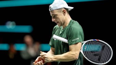 ROTTERDAM - Tallon Griekspoor (NED) na zijn verloren wedstrijd tegen Stefanos Tsitsipas (GRE) op de vierde dag van het ABN AMRO Open tennistoernooi in Ahoy. ANP SANDER KONING