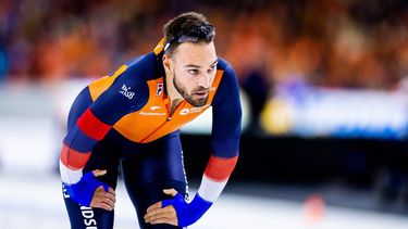 HEERENVEEN - Kjeld Nuis in actie op de 1500 meter op de EK afstanden. ANP IRIS VAN DEN BROEK