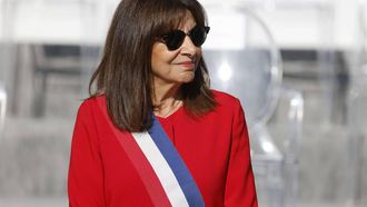 Paris' mayor Anne Hidalgo arrives prior to the start of the Bastille Day military parade along the Avenue Foch in Paris on July 14, 2024. 
Ludovic MARIN / AFP