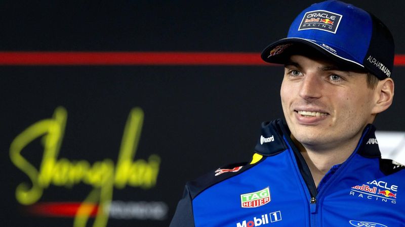 SHANGHAI - Max Verstappen (Red Bull Racing) tijdens de FIA persconferentie op het Shanghai International Circuit in aanloop naar de Chinese Grand Prix. SANDER KONING / ANP