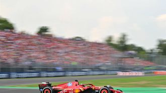 Ferrari's Monegasque driver Charles Leclerc drives during the Italian Formula One Grand Prix race at Autodromo Nazionale Monza circuit, in Monza on September 1, 2024. 
Andrej ISAKOVIC / AFP