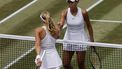 2023-07-10 13:09:27 epa10737506 Madison Keys (R) of USA shakes hands with Mirra Andreeva of Russia after winning her Women's Singles 4th round match at the Wimbledon Championships, Wimbledon, Britain, 10 July 2023.  EPA/TOLGA AKMEN   EDITORIAL USE ONLY