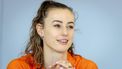 APELDOORN - Nadine Visser staat de media te woord, tijdens de teampresentatie voor de EK Indoor Atletiek. De Europese kampioenschappen vinden van 6 tot en met 9 maart plaats in Apeldoorn. ANP ROBIN VAN LONKHUIJSEN