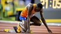BOEDAPEST - Liemarvin Bonevacia in actie op de 400 meter tijdens de vierde dag van de wereldkampioenschappen atletiek. ANP ROBIN VAN LONKHUIJSEN