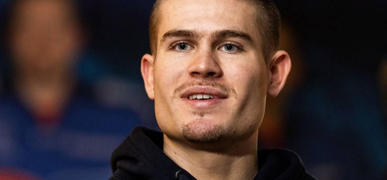 HEERENVEEN - Joep Wennemars tijdens een persmoment van Team Essent in aanloop naar het Staatsloterij Olympisch Kwalificatietoernooi. ANP VINCENT JANNINK