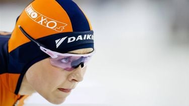 HEERENVEEN - Joy Beune (Nederland) in actie op de 5000 meter allround voor vrouwen op de slotdag van de ISU EK Allround en Sprint in Thialf. ANP KOEN VAN WEEL