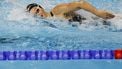 epa12266207 Summer McIntosh of Canada competes in the 400m WomenÕs Freestyle final at the World Aquatics Championships Singapore 2025 in Singapore, 27 July 2025.  EPA/RUNGROJ YONGRIT