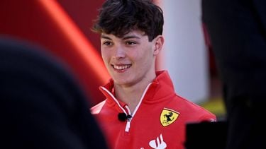 Ferrari's British reserve driver Oliver Bearman speaks during an interview at the Albert Park Circuit ahead of the Formula One Australian Grand Prix in Melbourne on March 20, 2024. 
William WEST / AFP