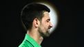 epa12696895 Novak Djokovic of Serbia reacts during the men’s singles final against Carlos Alcaraz of Spain on day 15 of the 2026 Australian Open tennis tournament at Melbourne Park in Melbourne, Australia, 01 February 2026.  EPA/JOEL CARRETT  AUSTRALIA AND NEW ZEALAND OUT