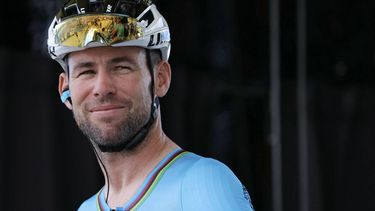 Astana Qazaqstan Team's British rider Mark Cavendish looks on at the start of the 6th stage of the 111th edition of the Tour de France cycling race, 163,5 km between Macon and Dijon, on July 4, 2024. 
Thomas SAMSON / AFP