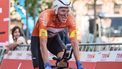 Belgium's Timo Kielich of Alpecin-Deceuninck competes in stage 4 of the Tour De Wallonie cycling race, an individual time trial from Mons to Mons (32,6 km) in Mons on July 25, 2023.  The Tour de Wallonie is taking place from July 22-26, 2023. 
BRUNO FAHY / Belga / AFP