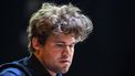 Norway's chess grandmaster Magnus Carlsen gestures during a game in the Tata Steel Chess India tournament in Kolkata on November 17, 2024. 
DIBYANGSHU SARKAR / AFP